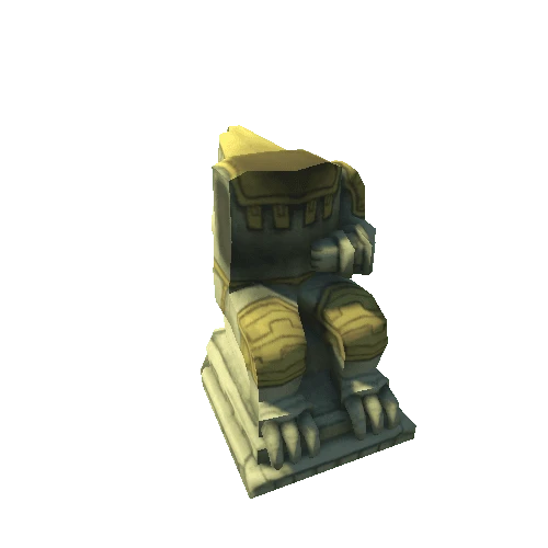 jungle statue broken